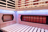 El Capitan 4-Person Outdoor Full Spectrum Infrared Sauna with Full-Body Medical-Grade Red Light Therapy and Smart WiFi App Control