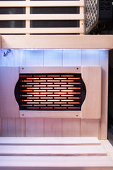 El Capitan 4-Person Outdoor Full Spectrum Infrared Sauna with Full-Body Medical-Grade Red Light Therapy and Smart WiFi App Control