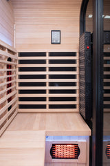 El Capitan 4-Person Outdoor Full Spectrum Infrared Sauna with Full-Body Medical-Grade Red Light Therapy and Smart WiFi App Control