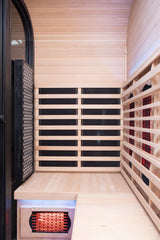 El Capitan 4-Person Outdoor Full Spectrum Infrared Sauna with Full-Body Medical-Grade Red Light Therapy and Smart WiFi App Control
