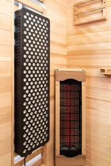 Fuji 2-Person Full Spectrum Infrared Sauna with Full-Body Medical-Grade Red Light Therapy & Smart WiFi App Control
