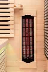 Denali 3-Person Full Spectrum Infrared Sauna with Full-Body Medical-Grade Red Light Therapy & Smart WiFi App Control