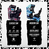 Modern Racing Sim Machine | Wifi Compatible Sim Racing Arcade