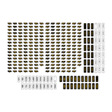 Asetek SimSports® Button Sticker Sheet