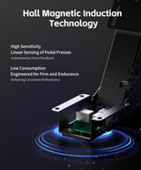 PXN Hall Effect Brake & Throttle Pedals
