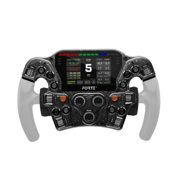Asetek SimSports Forte Formula Pro Steering Wheel Black