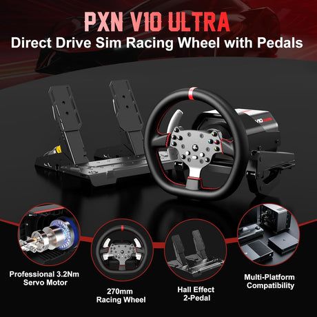 PXN V10 Ultra DD Wheel Bundle