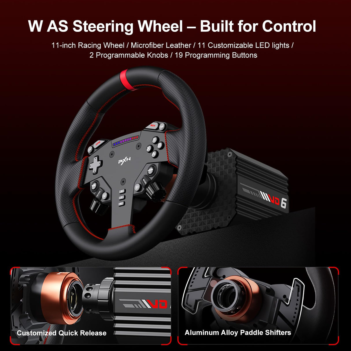 PXN VD6 DD Wheel Bundle