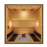 Peak Saunas Kilimanjaro 5-Person Outdoor Full Spectrum Infrared Sauna with XL Medical-Grade Red Light Therapy and Smart WiFi App Control