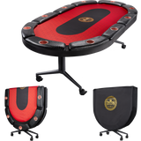 Triton 90" Premium 10 Player Folding Poker Table