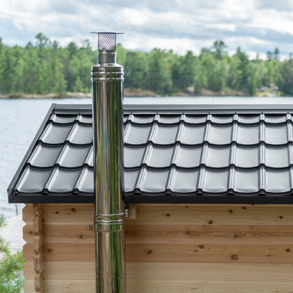 CT Georgian Cabin Sauna – Outdoor 4-Person Sauna with Modern Heating & Luxury Design