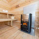 CT Georgian Cabin Sauna – Outdoor 4-Person Sauna with Modern Heating & Luxury Design
