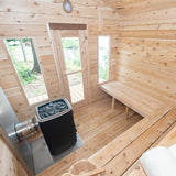 CT Georgian Cabin Sauna – Outdoor 4-Person Sauna with Modern Heating & Luxury Design