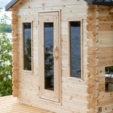 CT Georgian Cabin Sauna – Outdoor 4-Person Sauna with Modern Heating & Luxury Design