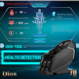Kahuna Chair Dios-7300 Massage Chair 7D Dual Core Air Roller SL-track with 3D Calf Kneading