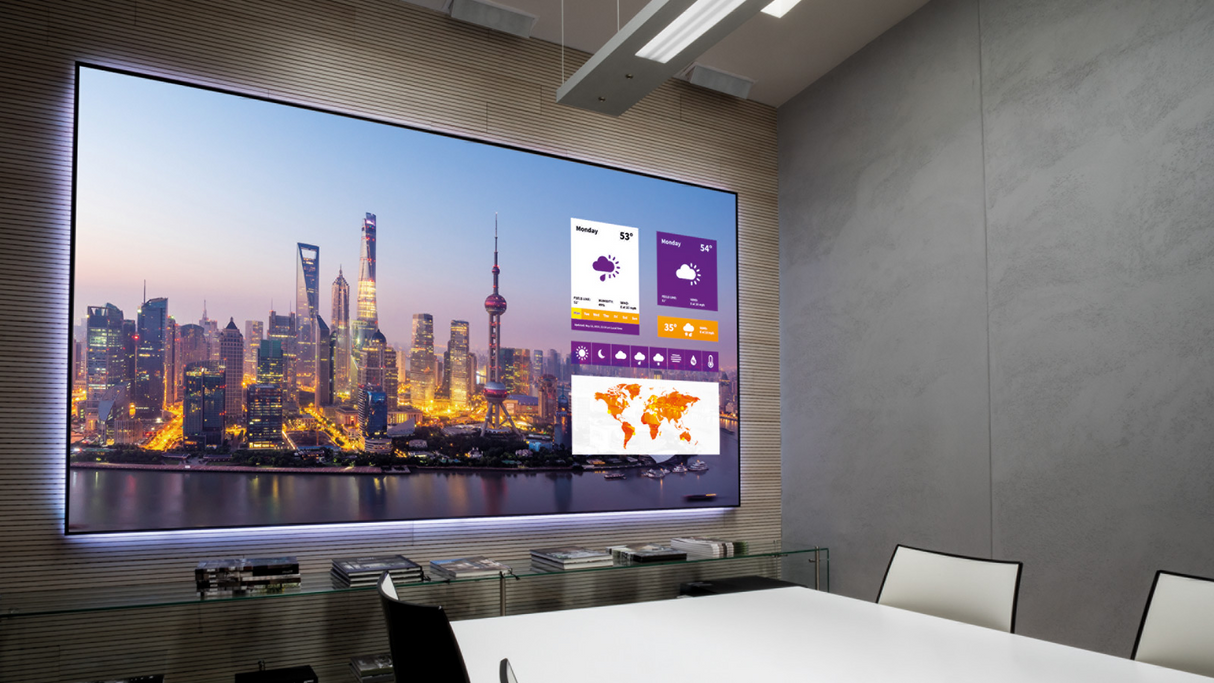 165'' 2.35:1 Aurora Perforated ALR NanoEdge