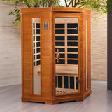 Dynamic Heming Elite 2-Person Corner Ultra Low EMF FAR Infrared Sauna