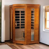 Dynamic Heming Elite 2-Person Corner Ultra Low EMF FAR Infrared Sauna
