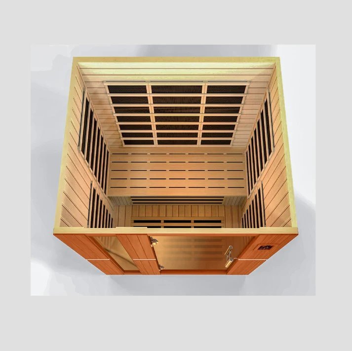 Dynamic Lugano "Elite" 3-Person Ultra Low EMF FAR Infrared Sauna – Canadian Hemlock