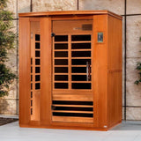 Dynamic Lugano "Elite" 3-Person Ultra Low EMF FAR Infrared Sauna – Canadian Hemlock
