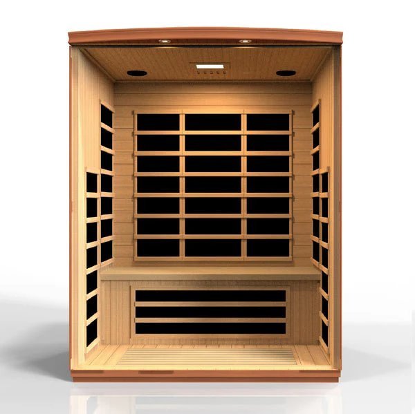Dynamic Lugano "Elite" 3-Person Ultra Low EMF FAR Infrared Sauna – Canadian Hemlock