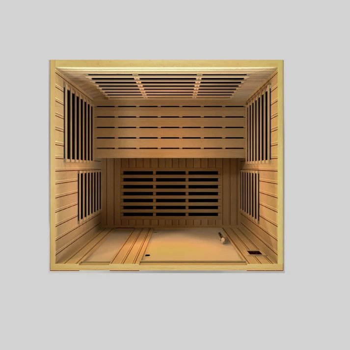 Dynamic Lugano "Elite" 3-Person Ultra Low EMF FAR Infrared Sauna – Canadian Hemlock