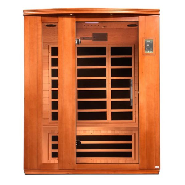 Dynamic Lugano "Elite" 3-Person Ultra Low EMF FAR Infrared Sauna – Canadian Hemlock