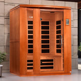 Dynamic Lugano "Elite" 3-Person Ultra Low EMF FAR Infrared Sauna – Canadian Hemlock