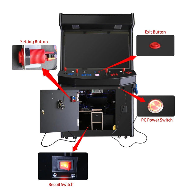 Terminator Arcade | TR-2 Light Blaster Stand-Up Arcade Machine