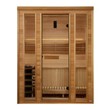 Golden Designs 2025 "Andermatt Edition" 2-3 Person Traditional Steam Sauna – Pacific Premium Clear Cedar