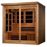 Golden Designs Monaco Limited Edition GDI-6996-02 Near Zero EMF 6-Person FAR Infrared Sauna