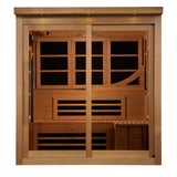 Golden Designs Monaco Limited Edition GDI-6996-02 Near Zero EMF 6-Person FAR Infrared Sauna