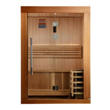 Golden Designs "Sundsvall Edition" 2 Person Traditional Sauna - Canadian Red Cedar Interior and Pacific Premium Clear Cedar Exterior