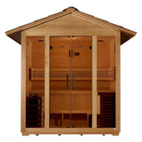Golden Designs "Vorarlberg" 5-Person Traditional Outdoor Sauna - Canadian Hemlock