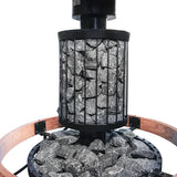 Harvia Legend 150 BK WH Sauna Stove Package – 16kW Wood-Burning Sauna Heater with Water Tank & Chimney Kit