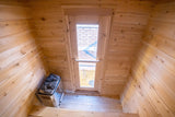 LeisureCraft Granby 2-3 Person Outdoor Sauna – Premium Cedar Cabin Design