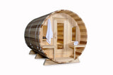 LeisureCraft Tranquility Barrel Sauna for up to 8 People | Premium Canadian Cedar