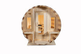 LeisureCraft Tranquility Barrel Sauna for up to 8 People | Premium Canadian Cedar