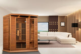 Maxxus 3-Person Low EMF FAR Infrared Sauna - Canadian Red Cedar | Maxxus Sauna