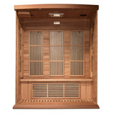 Maxxus 3-Person Near Zero EMF FAR Infrared Sauna – Canadian Hemlock