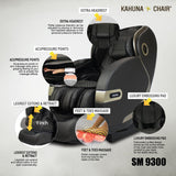 Kahuna Chair SM-9300 Premium 4D Massage Chair with Body Scan & Dual Heating